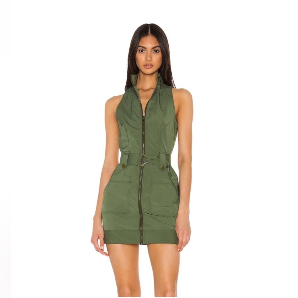 Superdown Sophia belted mini dress